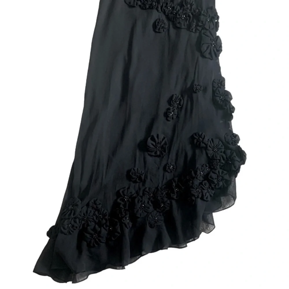 Sue Wong Vintage Silk Halter Neck Dress - Picture 9 of 13